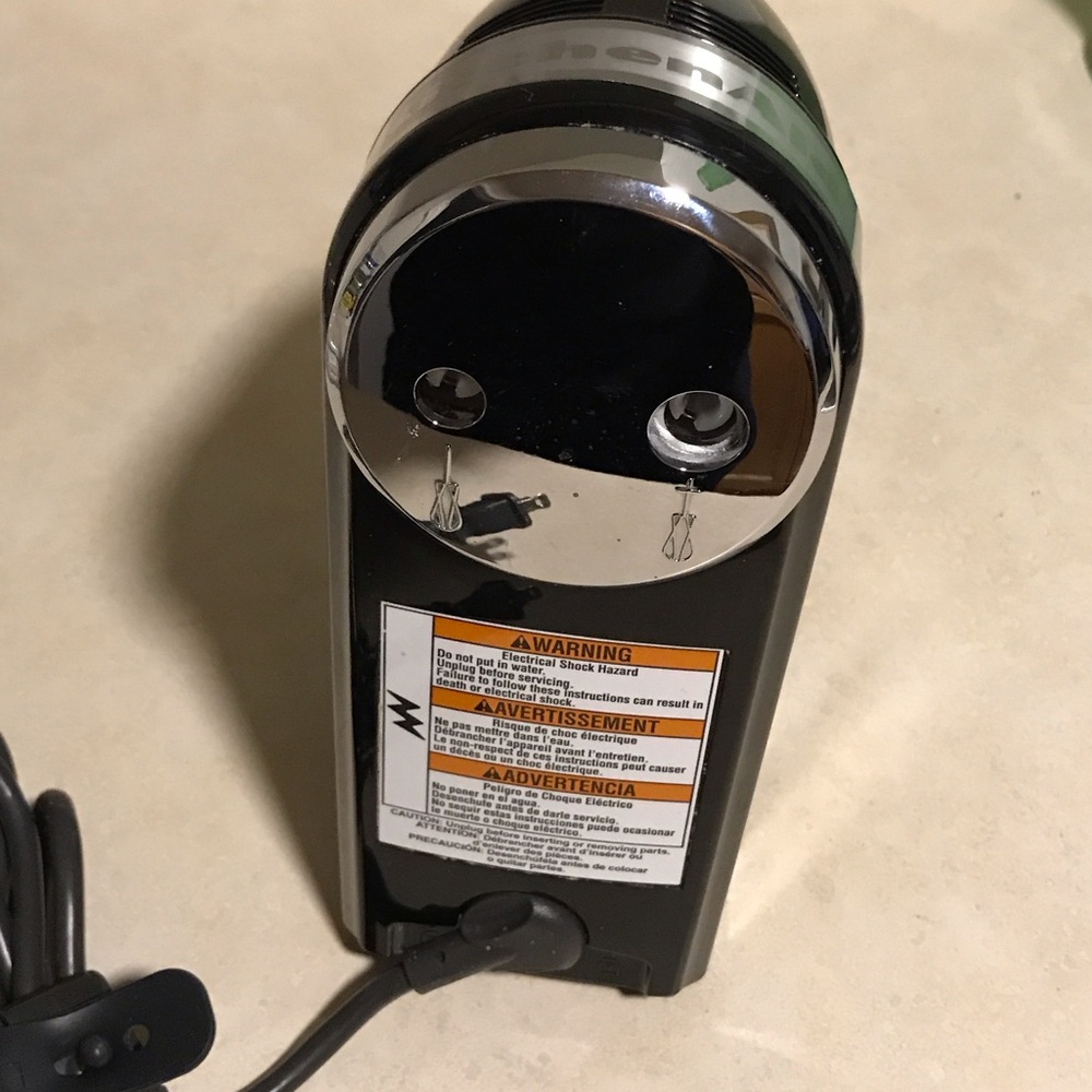 Black and Silver KitchenAid 9 Speed Hand Mixer with Attachments - Picture 13 of 13